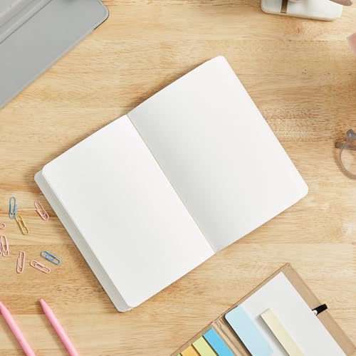 Image of Amazon Brand - Solimo A5 Dot Grid Journal | 100 GSM | Flat Lay Binding | Rounded Corners | Suitable for Sketching or Doodling, To-do lists & more (160 Pages)