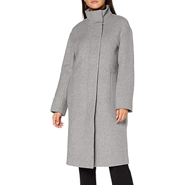 Cartoon 7008/7658 Abrigo de Lana, Gris/Amarillo, 36 para Mujer