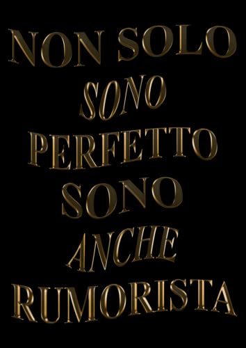Non Solo Sono Perfetto Sono Anche Rumorista: Agenda 2022-2023 Settimanale e Giornaliera A4 Grande Formato | Calendario mensile 2022|2023, 24 Mesi | Pianificatore a 2 anni (Regalo per Rumorista)
