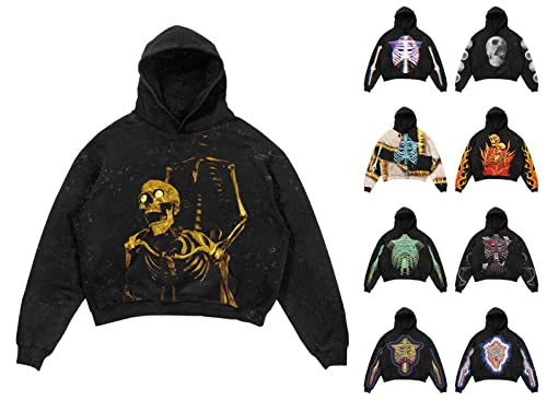 ORANDESIGNE Unisex Felpa con Cappuccio