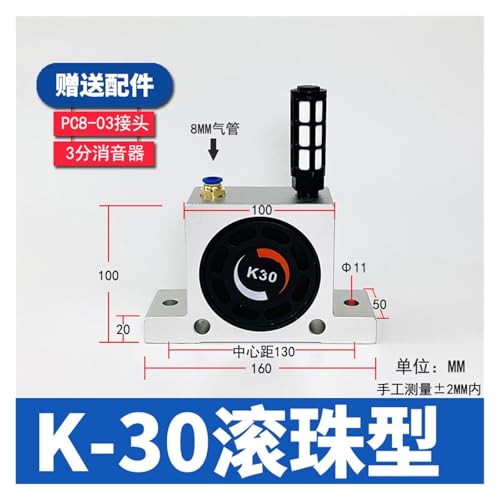 Oscillateur pneumatique GT16 pour table de compactage béton - 3