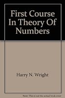 First Course in Theory of Numbers B000BNY86S Book Cover
