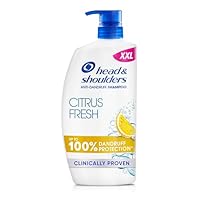 Head & Shoulders Citrus Fresh Anti Dandruff Shampoo For Greasy Hair, 1000ml, Up to 100% Flake Free, Clinically Proven, For Any Hair and Scalp Type, For Daily use, Clean Feeling