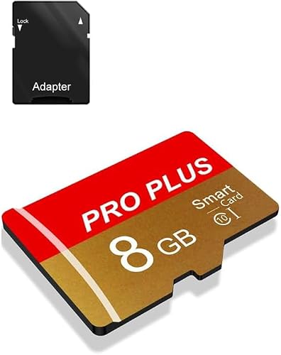 TF Card 8GB 16GB 32GB 64GB 128GB with Adapter, High Speed Memory Card, UHS-I C10