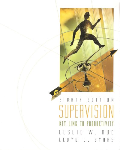 Supervision: Key Link to Productivity with Management Skill Booster Passcard