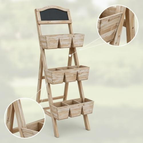 Support plantes d'intérieur rustique pour optimiser l'espace de votre terrasse - 6