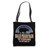 Bald Mountain Wyoming WY Bear Wildlife & Mountains Tote Bag
