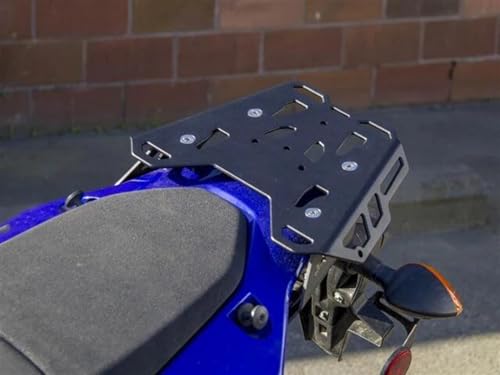 Support de bagages arrière XT700Z Tenere en alliage rigide noir mat