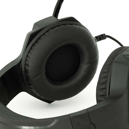 Image of Egghead Skylab Gaming & Multimedia Headset with Inline Volume Control, Mic Mute, 6.5-Foot Braided Cord, Memory Foam Leatherette Cushions, and Omni-Directional Mic, Pack of 10