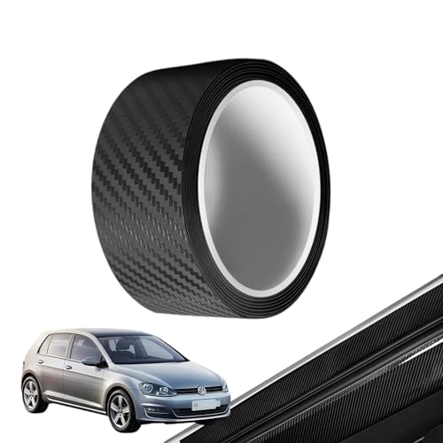 Vinyle carbone pour voiture, 5 cm x 10 m, vinyle fibre de carbone, film protecteur imperméable et anti-rayures, adapté pour voitures, SUV et véhicules de loisirs