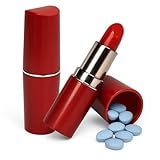 Fake Lipstick Diversion Safe - (2 Pack) Ultra Realistic Lip Stick Stash Box | Hidden Secret Compartments Discreet Decoy Hide a Way Waterproof Storage Cash Holder Can Containers for Money Lock Travel