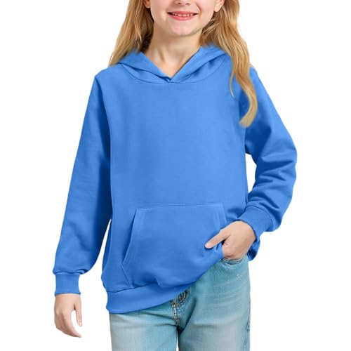 Sweatshirts For Teen Girls Long Sleeve Casual Hoodies 2025 Oversized Hooded Sweatshirts Cute Fall Pullover Top Pockets