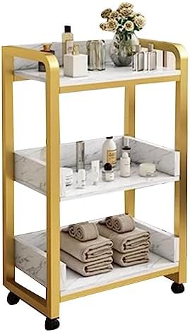Movable Salon Trolley with Drawers - Portable Storage Cabinet for Barber & Spa Equipment Organization, Professional Hair Styling Station, Rolling Cart for Beauty Essentials