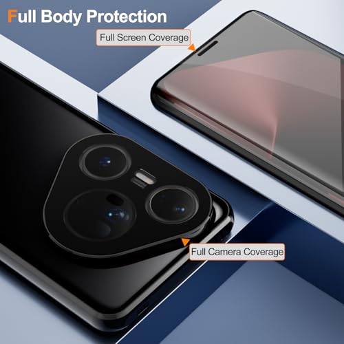 Coque anti peeping Huawei Pura 80 Pro verre trempé intégral 360 - 4