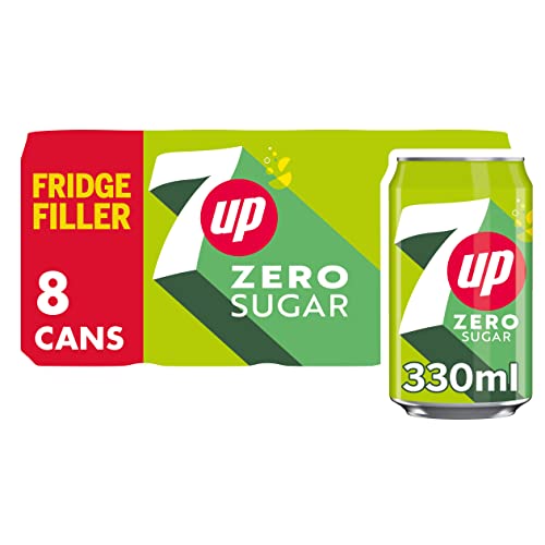 7UP Zero 330ml (Pack of 8)