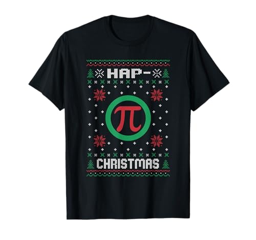 Lustiges Mathe Pi Weihnachtsshirt I Ugly Christmas Nerd T-Shirt