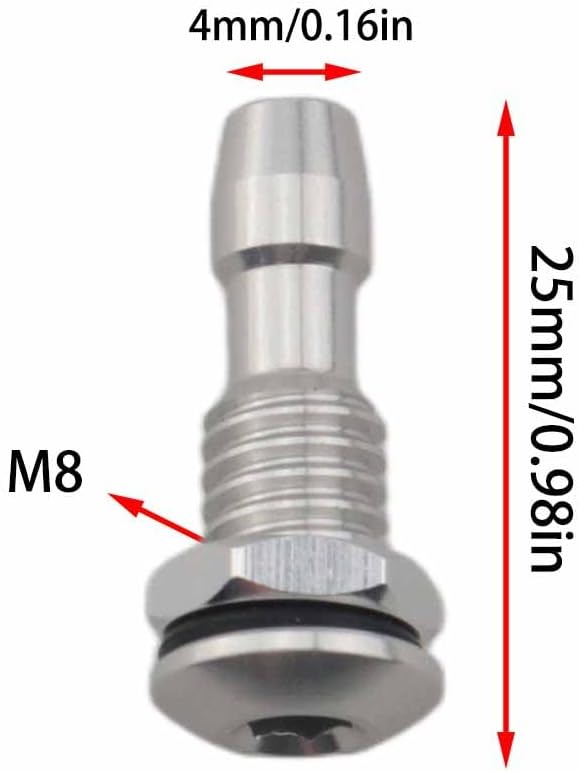 4pcs Silver M6 Model Boat Water-Cooling Spout Aluminum Drain Nozzle Outlet Nozzle Water Valve for RC Boat DIY Connection