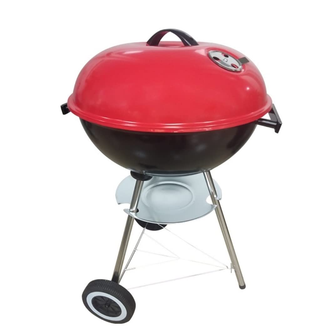Grille Węglowe Przenośny Grill Węglowy Grill Stalowy Zintegrowane Koła Do Grilla Patio Outdoor Cooking Picnic Grill Na Węgiel