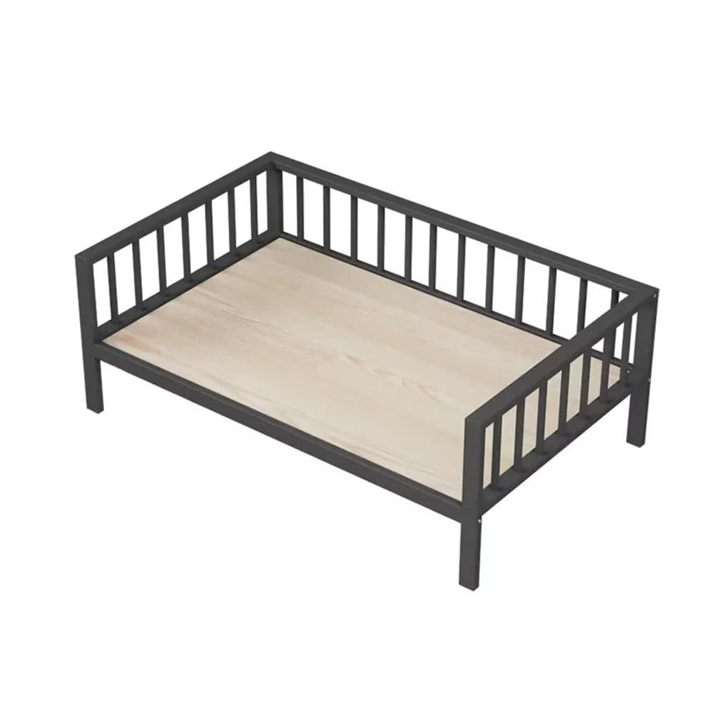 Amazon | Jiza 高架式ペットベッド 柵付き猫 犬用ベッド