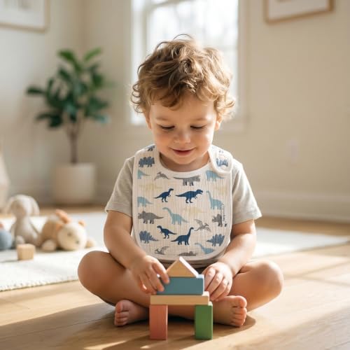 Image of Muslin Baby Bibs for Drooling and Teething,Bibs for Boys Girls