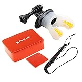 PULUZ 6 in 1Surfing Fixed Braces Connecting Mount Set for GoPro HERO5 Session/5/4/3+/3/2/1(Black)