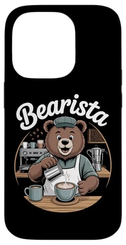 Bearista Bear Funny Coffee �X�}�z�P�[�X iPhone 14 Pro �p