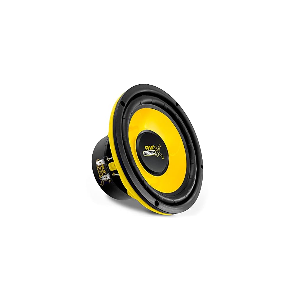 Pyle-65-Inch-Mid-Bass-Woofer-Sound-Speaker-System-Pro-Loud-Range-Audio-300-Watt-Peak-Power-w-4-Ohm-Impedance-and-60-20KHz-Frequency-Response-for-Car-Component-Stereo-PLG64Yellow