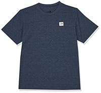 The North Face Men's Short-Sleeve Heritage Patch Heathered Tee, Summit Navy Heather, Medium