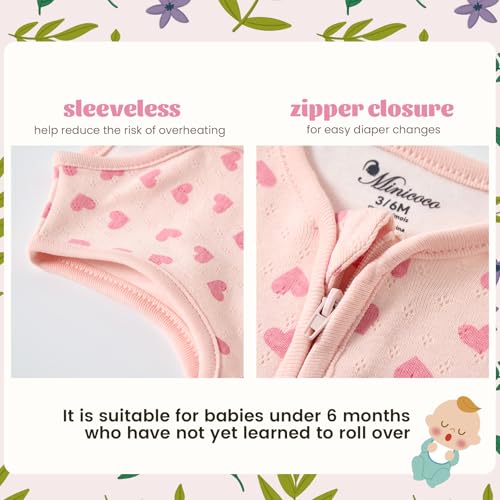 Image of Baby Organic Cotton Sleeveless Wearable Blanket for Summer 0-6 Months