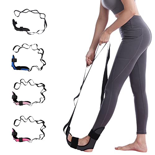 Lushnessu Multi-Functional Foot Stretching Strap For Relieving Plantar Fasciitis, Achilles Tendonitis, And Leg Muscle Pain, Suitable For Dancers, Fitness, And Yoga Enthusiasts(Black) #TOP1