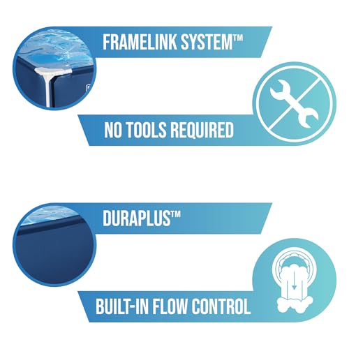 Bestway 56404-5 Piscina Fuori Terra Steel Pro Rettangolare da 300x201x66 cm - 7