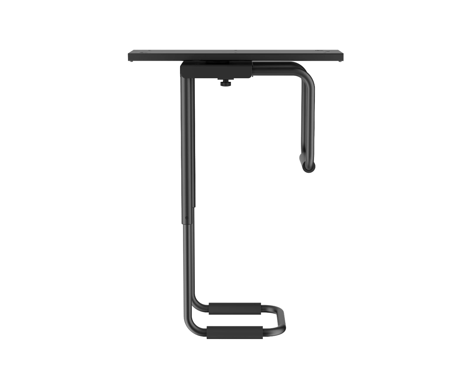 Heavy-Duty Untertisch-PC-Halterung mit Gleitschiene – 360° drehbar, für Gehäuse 123–253 mm, bis 30 kg