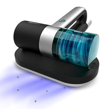 Cecotec Aspirapolvere per materassi con luce UV Conga Rockstar 3000 Mattress, ForceSonic 300W, UV-C Light, 10kPa Aspirazione, Power Brush, Cavo XXL, Cyclonic System, Filtro Alto Rendimento