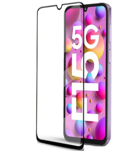 Image of DD SON Tempered Glass for Samsung Galaxy A15, Galaxy F15 and Galaxy M15 (6.5 Inch) With Installation Kit | Military-Grade Gorilla Screen Protector | Edge to Edge Coverage | Black