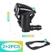 KornaDoz 2PCS Universal Windshield Washer Nozzle Kit, Automotive Replacement Wiper Sprayer Set with Gaskets for Efficient Windshield Cleaning & Clear Vision - for Cars, Trucks, SUVs