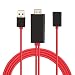 Akface HDMI Mirror Adapter Cable, 3.5 ft Plug and Play MHL Digital Audio 1080P HDTV Cable for iPhone/iPad/iPod Touch Models,Projector.(No Lightning Connection)