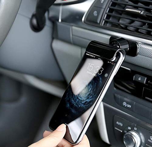 TRUE LINE Automotive Pop Out Car Windshield Dashboard Cell Phone Holder Mounting GPS Kit (BLACK)