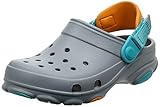  Crocs Classic All-Terrain Clog K Unisex Niños Zoccoli, Gris (Light Grey), 25/26 EU