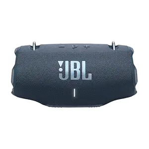 JBL Xtreme 4 Portable Bluetooth Speaker, ProSound with Powerful Bass Radiators, AI Sound Boost, Built-in Powerbank, Multispeaker Connection by Auracast, IP67, Replacable Battery, Fast Charging (Blue)