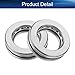 Bettomshin 2Pcs 51105 Thrust Ball Bearings, 25x42x11mm, 19.5kN Cr 37.2kN Cor High Temperature Bearing Steel for Rotating Applications Industry Machine Tool