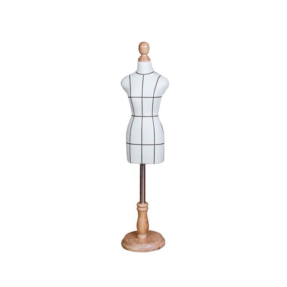 Schneiderpuppen Schneiderbüste Kleiner Schneider-Dummy-Weibchen, Mini-Puppen-Kleid-Form-Formular-Schaufensterpuppe-Kleidermännchen Manikins Dekoration Puppenhauszubehör, Einstellbare Höhe