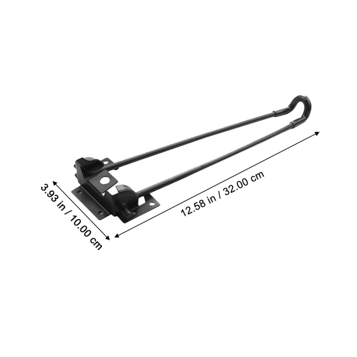 Hemobllo 4 Stück Schreibtischbein aus Eisen Klappbare Haarnadelbeine für Couchtisch und Küchentischbeine Starke und Zuverlässige Metallbeine für Aufklappbarer Tisch Schwarz