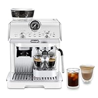 De'Longhi La Specialista Arte Evo EC9255.WI, Espresso Pump Coffee Machine with Cold Brew Function, with Professional Milk Frothing Nozzle, Sensor Grinding Technology, Includes Barista Kit, White