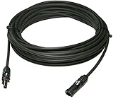 20 FEET UL Solar Panel Extension Cable Wire (20 ft.) with MC4 Connectors PV - 12 AWG - 600VDC