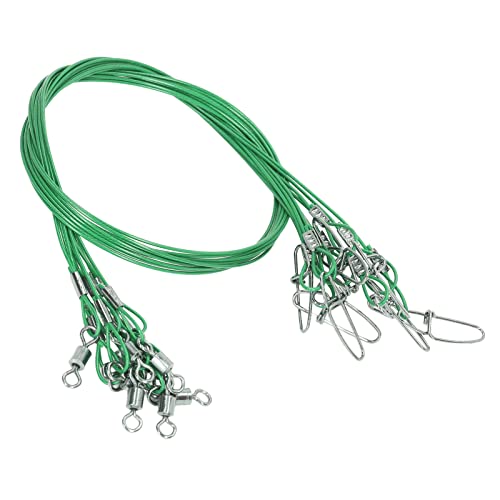 Fishing Leaders, 10 piezas, 50 cm, líderes de línea de pesca miniatura 2