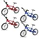 CATOR 4 Stück Finger-Fahrrad, Mini-Fahrrad, Ball-Modell, Fahrrad-Gadgets für Kinder, Jungen, Mädchen, Geschenk-Spielzeug