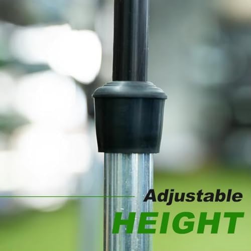 Batting Tee, regolabile in altezza attrezzatura da allenamento con base stabile e topper in gomma per allenamento indoor outdoor