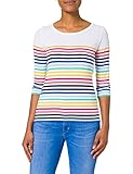 Baumwolle Armor Lux Damen Marinière 10 Couleur T-Shirt, Mehrfarbig (Belle-ILE), 34