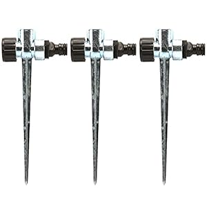Gazon aardingssproeier 3 stks gazon Sprinkler Spike Thread Watering Sproeier Sprinkler Connector Ground Plug Base voor…