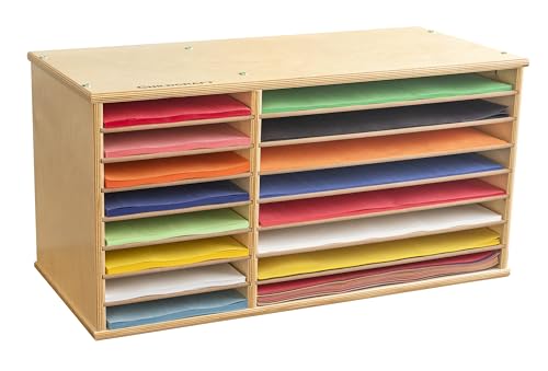Childcraft Construction Paper Holder, 29-3/8 x 12-3/4 x 15 Inches